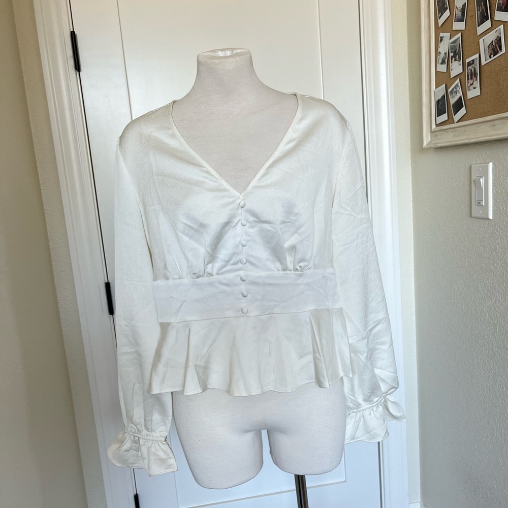 Express White Blouse